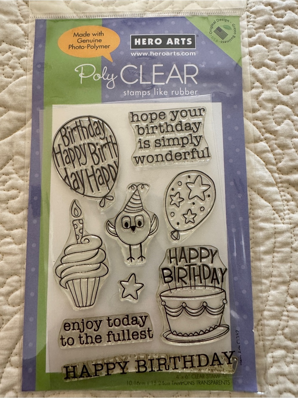 Three Happy Birthday Themed Stamp Sets - Picture 4 of 5